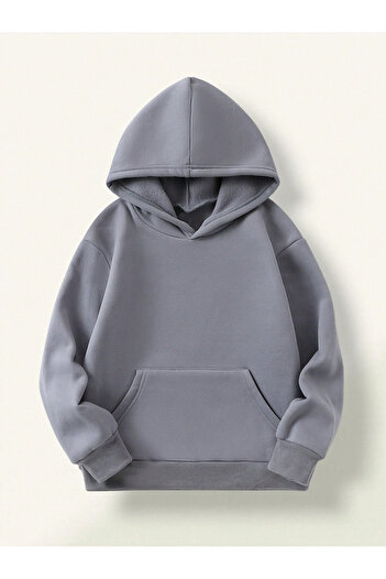 S&A DESIGN Унісекс Basic Капюшон Oversize Широкий 3 нитки 100% бавовна Світшот-худі
