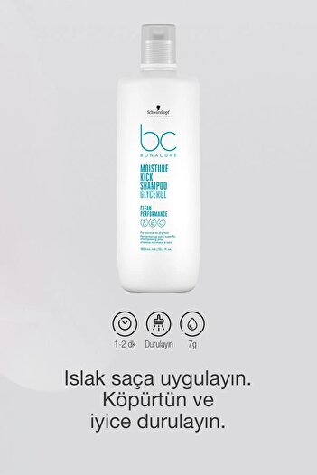 Bonacure Bc Clean Nem Yükleme Şampuanı 1000ml