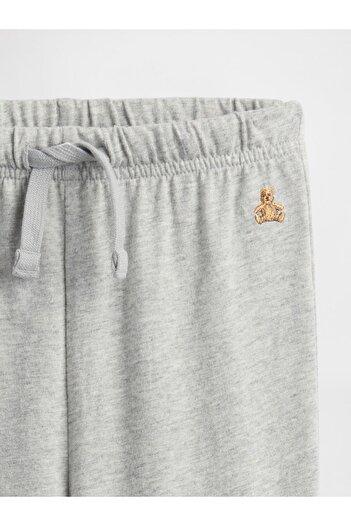 GAP Erkek Bebek Gri Brannan Bear İşlemeli Pull-On Jogger Eşofman Altı