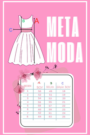 META MODA KIZ ÇOCUK ABİYE KIZ ÇOCUK ELBİSE KIZ ÇOCUK ELBİSE KARPUZ KOL KAROLİN İNCİLİ BAL