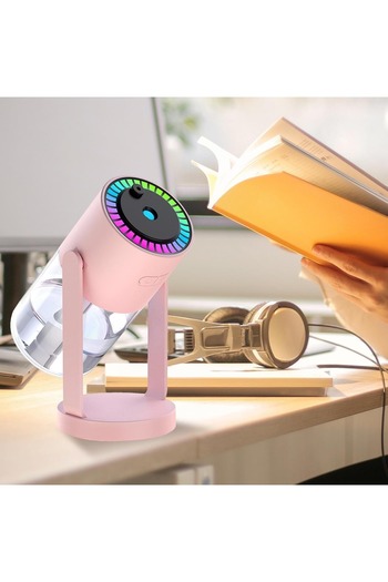 Promagg Ultrasonic air humidifier with aroma diffuser and LED lights, 360° rotation, 280 ml