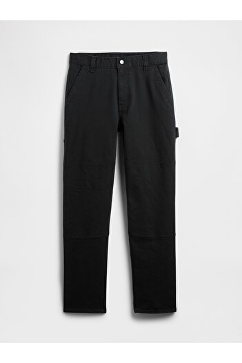 GAP Erkek Siyah Relaxed Fit Utility Jean Pantolon