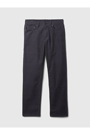 GAP Erkek Gri GapFlex Kadife Straight Jean Pantolon