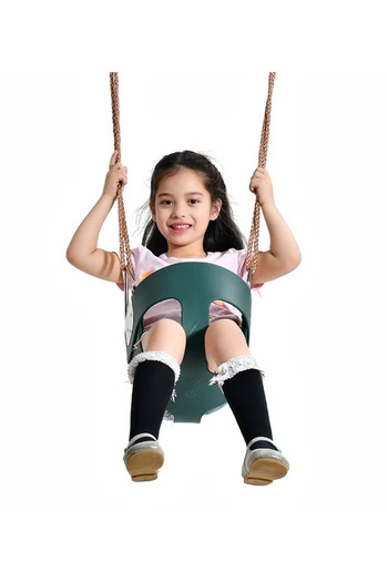FULLJOY Swing Seat with Adjustable Rope 2m 10mm, 30*29*28cm, FJY-QQ07