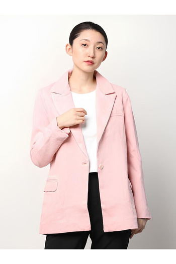 Levi's Pink Cotton Blazer Jacket - Women