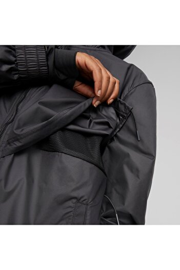 Puma Modest Activewear Jacket Siyah Kadın Fermuarlı Sweatshirt