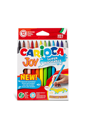 CARIOCA Joy super washable felt paint pen 12-pack