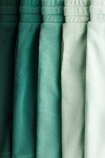 H&M 5'li Diz Boyu Sweatshirt Şort