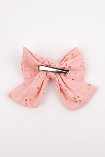 Le Mabelle Salmon Scallop Bow Girl's Clip Buckle