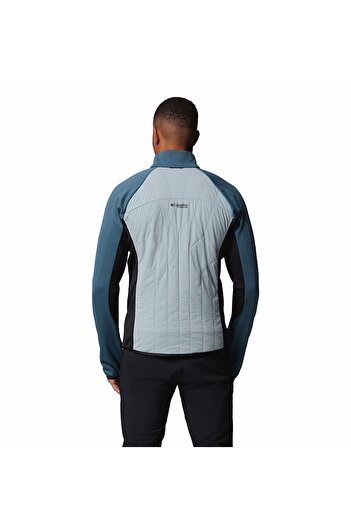 Columbia Arctic Crest. ™   Hybrid Full Zip Blue Men's Long Sleeve T-Shirt Ae3907-461
