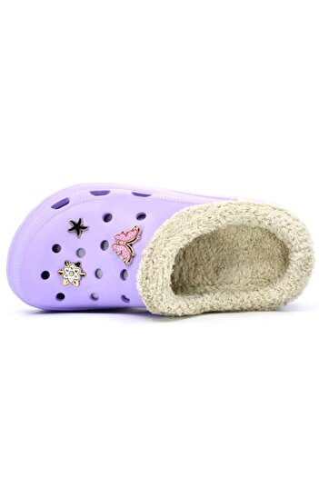 Sonimix Women's Indoor Slippers Furry Stone Eva Winter Orthopedic Slippers