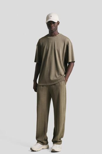 Bershka Textured trousers