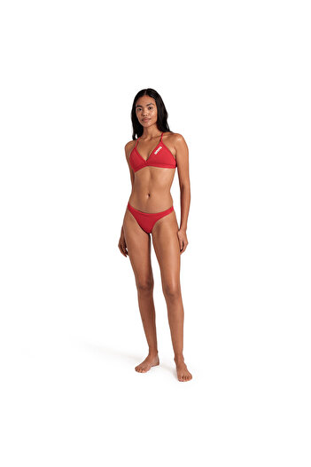 ARENA Team Swim Bottom Solid Kadın Kırmızı Yüzücü Bikini altı 004769450