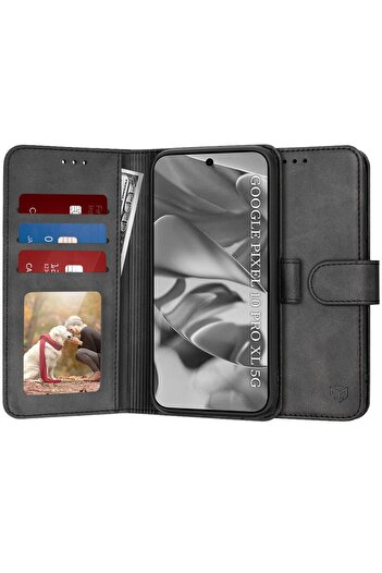 Stef's Cat Case for Google Pixel 10 Pro XL, Diary Book, V28, Eco-leather, Black