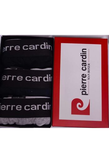 Pierre Cardin Pierre Cardin BOX Men's Boxer Briefs, 3-Pack, Multicolor, L