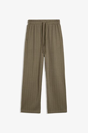 Bershka Textured trousers