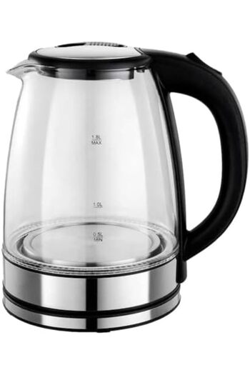ARROW BOROSILICATE GLASS 1500W ELECTRIC KETTLE, RO-18LKTG