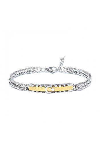 SeyCey.co Moon Star Themed Steel Bracelet