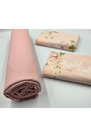 pınarhome collectıon 100% COTTON FABRIC RUBBERED SHEET+PILLOW CASE CORNER DEEP 28-30 CM SOFT FABRIC NEW SEASON