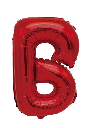 SDX Market Metallic foil letter balloon, Mirific Party letter B, red, 40cm