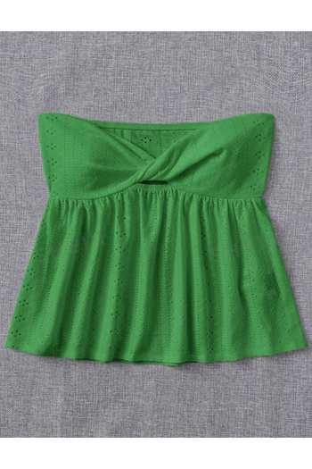 SHEIN top, green