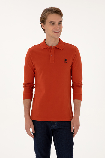 U.S. Polo Assn. Men's Regular Fit Polo Neck Tile Basic Sweatshirt 50307757-Vr031