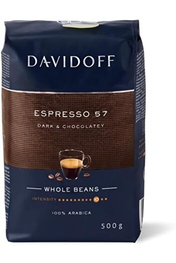 Davidoff Espresso 57 Whole Beans - 10/12 Intensity - 500 g