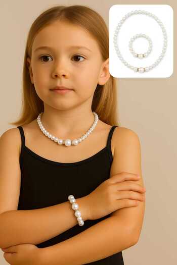 Eva Rose Girl's Necklace Bracelet Set Girl's Necklace Girl's Bracelet Girl's Jewelry Set Children's Bracelet