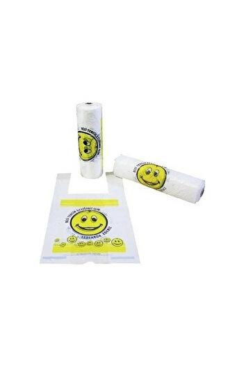 Home Roll Bag Printed Smiley Face Large Size 375 Gr Quantity