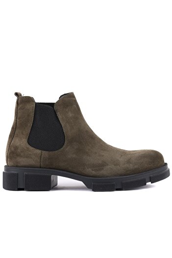 SailLakers - Khaki Suede Men's Chelsea Boots 102-207-10052