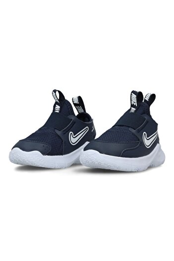 Nike Flex Runner 3 Tde Navy Blue Baby Sneakers - Lightweight and Easy to Wear with Elastic Laces Fn1478-403