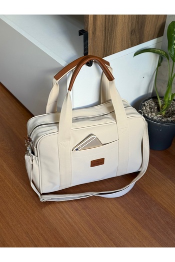 Bagnest Satin Medium Size Women's Hand and Shoulder Bag with Front and Side Pockets