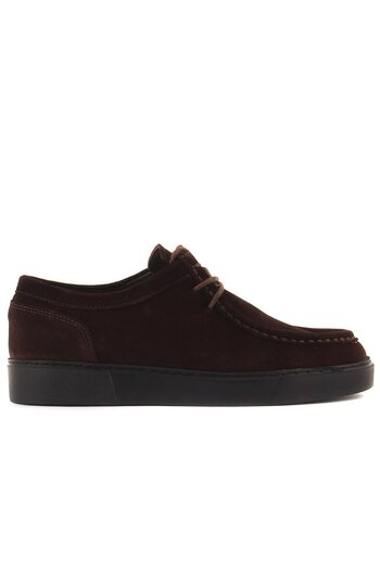 SailLakers - Brown Suede Lace-Up Men's Casual Shoes