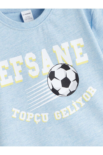 LC Waikiki Sparkling Selections from Shining Store |   Crew Neck Printed Boys' T-Shirt