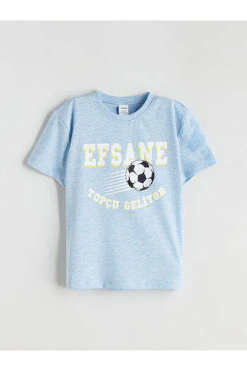 LC Waikiki Sparkling Selections from Shining Store |   Crew Neck Printed Boys' T-Shirt