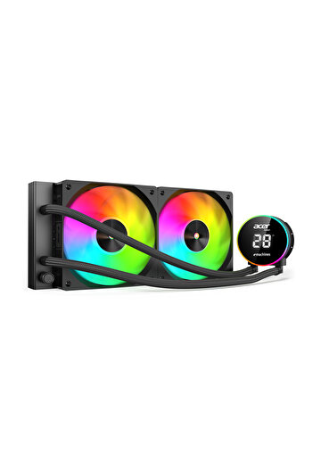 ACER AC240 CPU Water Cooler with Fan, Aluminum Radiator, Compatible with AMD and Intel Sockets
