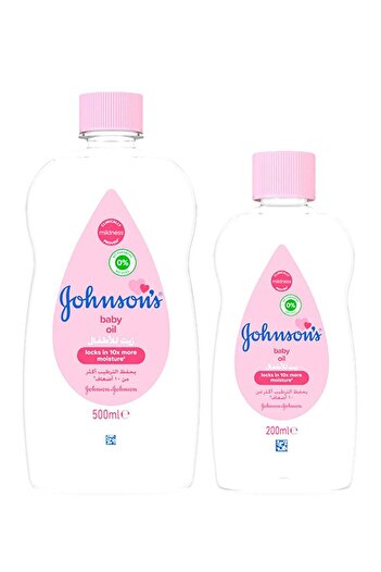 Johnson's Baby Oil for Delicate Skin - 500ml + 200ml Free