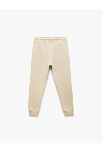 Koton Waist Lace-Up Jogger Beige Boys' Sweatpants 6Wkb40010Tk