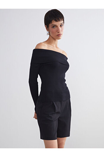 LC Waikiki Sparkling Choices from Shining Store |   Boat Neck Women's Knitwear Sweater
