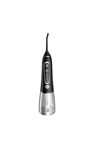 Choice1 black Portable Cordless Water Flosser with 2300 Pulses - 5 Mode Oral Irrigator for Braces, Teeth Cle