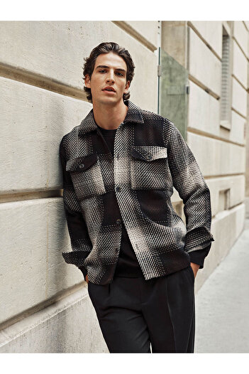 LC Waikiki Sparkling Choices from Shining Store |   Regular Fit Long Sleeve Plaid Men's Lumberjack Shirt Jacket