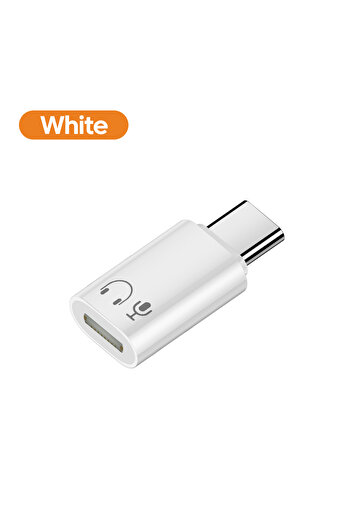 Choice white Elough Type-c to Lightning Headphone Audio Adapter USB-C Converter for Iphone 15,16 Samsung He