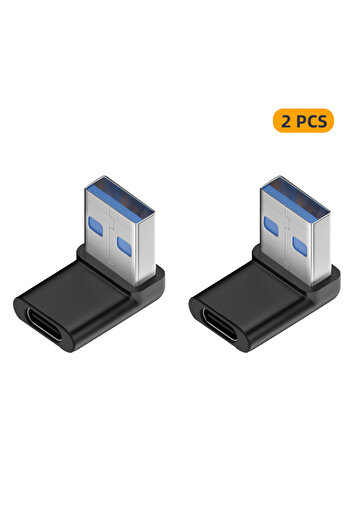 Choice 2x AG-CM LT-ZM Hao Bo USB 3.0 male toType-C Female 90 Degree Right Angle Extension Adapter USB C Upw