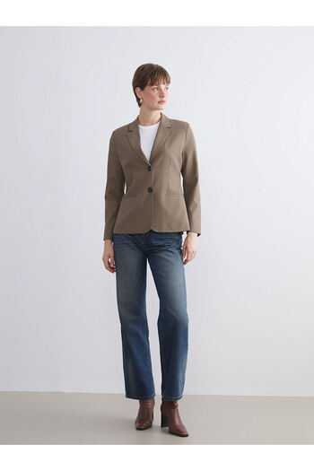LC Waikiki Create Your Style from Uzg Store |   Plaid Women's Blazer Jacket