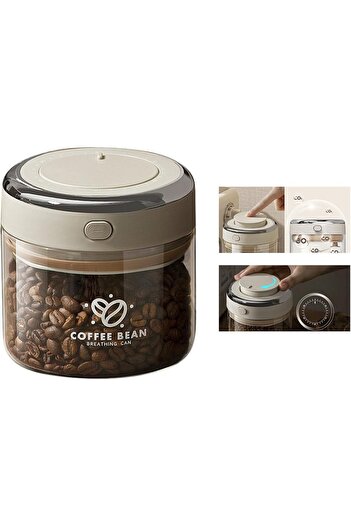 Choice 500ml Coffee Canister Premium Glass - Airtight Coffee Container with One-Way CO2 Valve and Freshness