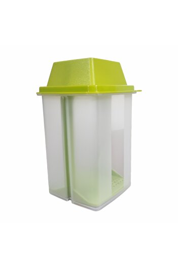 Choice Yellow Reusable Pickle Jars - BPA Free Pickles Container with Strainer for Mess-Free Storage of Cond
