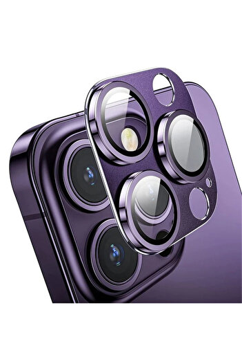 Choice 14 Pro Max-14 Pro Titanium Dark Purple For IPhone 16 Pro Max 16 Plus Metal Camera Lens Protection Gl