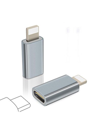 Choice 2pcs 4PCS USB C to Lightning Adapter 15W Fast Charging & Data Sync Converter for iPhone iPad AirPods