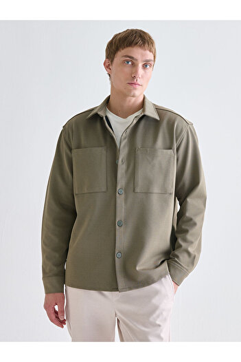 LC Waikiki Sparkling Choices from Shining Store |   Regular Fit Long Sleeve Men's Shirt Jacket