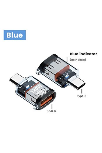 Choice C Male to A LS 120W Fast Charging USB 3.2 to Type C Adapter OTG 10GB High Speed Data Audio Transfer